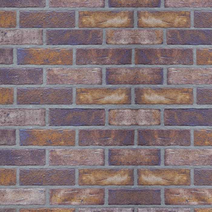 Клинкерная плитка Roben Aarhus Blau-bunt, 240х71х14 мм