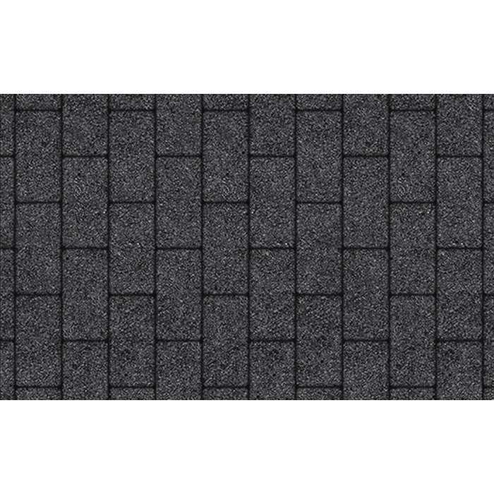 Плитка тротуарная Прямоугольник (Ла-Линия) Б.2.П.8 Стоунмикс черный 200х100х80 мм